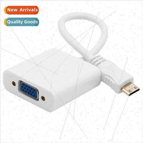 mini hdmi to vga adapter cable video converter with audio po