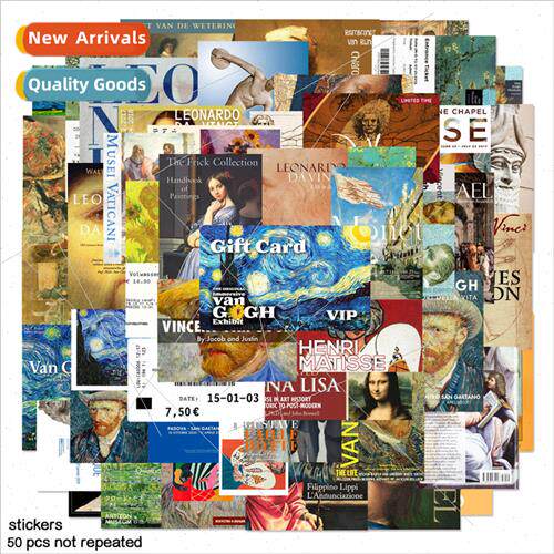 50 vintage ticket stubs stamps art personalized stickers cel