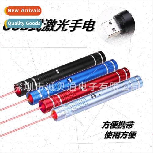 USB rechargeable model 723 high-power red laser flashlight d