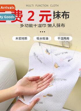 Lazy man wipes wet and dry household cleaning supplies kitch