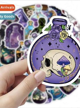 50 pcs magic world in a bottle cartoon fantasy planet luggag