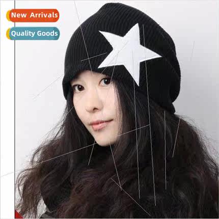 Winter new personalized five-star pullover hat/Korea men and