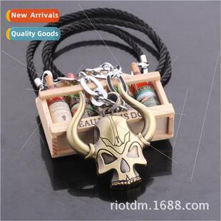 Anime necklace retro punk pendant jewelry small mixed