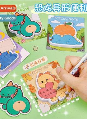 Cartoon Dinosaur Shaped Sticky Notes Handbook Sticky Notes S
