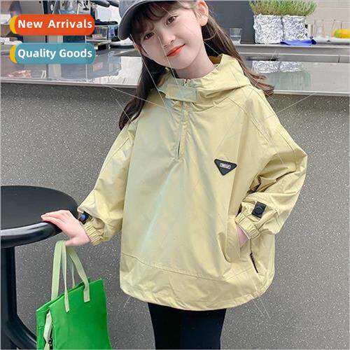 Girls jacket spring and autumn  2023 new 适用eign  childrens