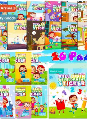 20 books of whole brain development thinking training sticke