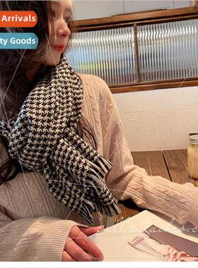 terary range scarf retro Korean female winter wild small tho