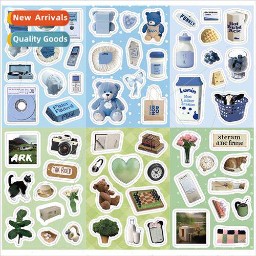 8 milk hoo hoo collage stickers DIY cell phone case wall art