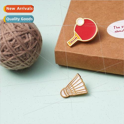 Badminton Pin Table Tennis Sports s Idol Activity Badge Birt