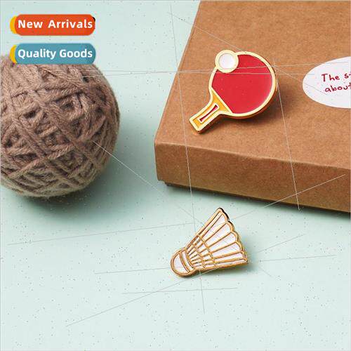 Badminton Pin Table Tennis Sports s Idol Activity Badge Birt
