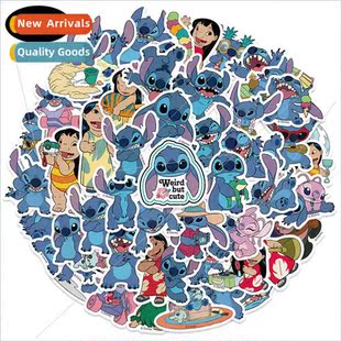 50pcs of Stitch star baby graffiti stickers decorative guita
