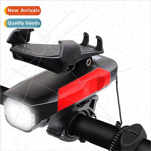 Bicycle headlight rechargeable bright night riding light hig