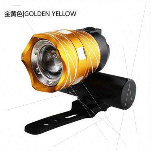 Bicycle headlight T6 night riding strong light flashlight mo