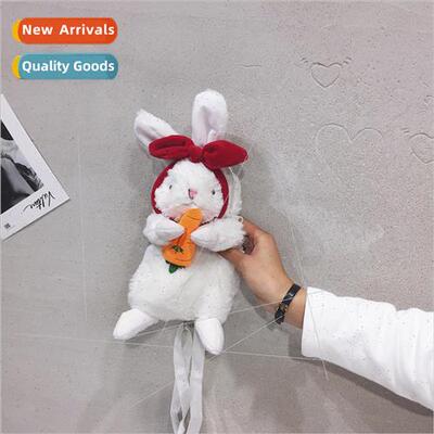 Japanese plush bunny bag female 2020 new fashion fur doll ch