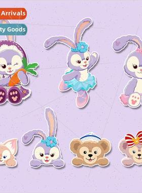 Star Dailu cartoon rabbit cute stickers car tail bumper scra