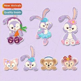 Star Dailu cartoon rabbit cute stickers car tail bumper scra