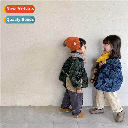 Childrens jacket 2023 fall and winter new Korean  of the dee