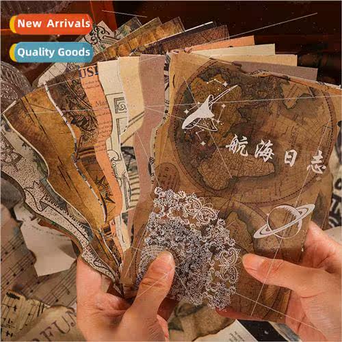 Memories full of series of retro handbook material paper bac