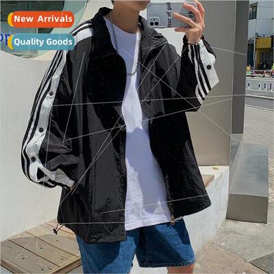 Sunscreen jacket men 2022 summer Korean nd ins students hip-