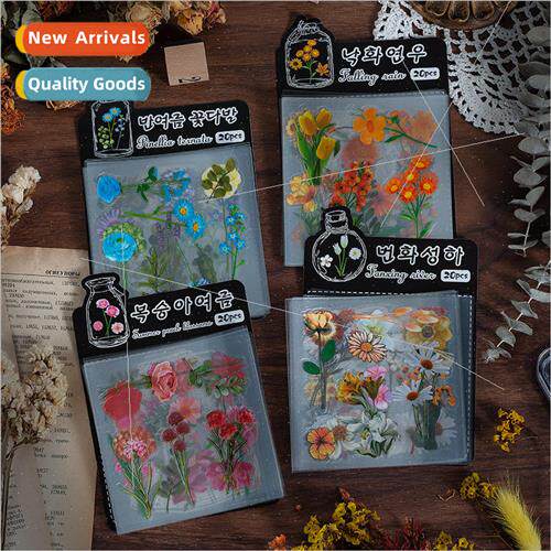 Flower love love language bookmark series transparent waterp