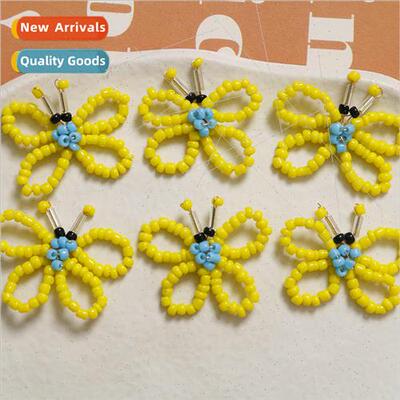Summer field  cute simulation small butterfly diy handmade w