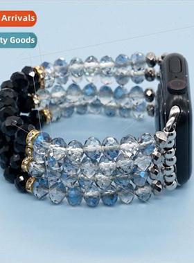 适用 applewatch38-44mm real gold plated iron gallstone space