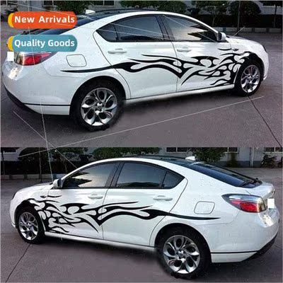 Flame elements totem decorative car stickers modified full-b