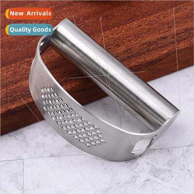 Kitchen Utensils Stainless Steel Garlic Press Household Manu
