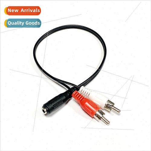 One in two audio cable 3.5 to double lotus 3.5mm stereo fema