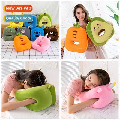Cute hand warmer nap pillow 2 in 1 cartoon pillow plush pill