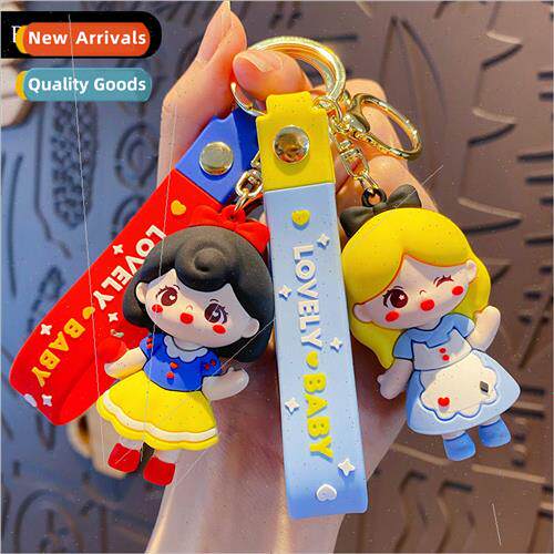 Cartoon Alice keychain men and women lovely exquisite drop g