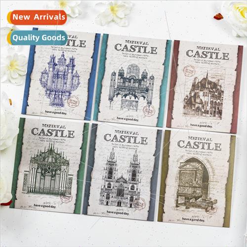 Medieval castle series material Scandinavian  sketch  handbo