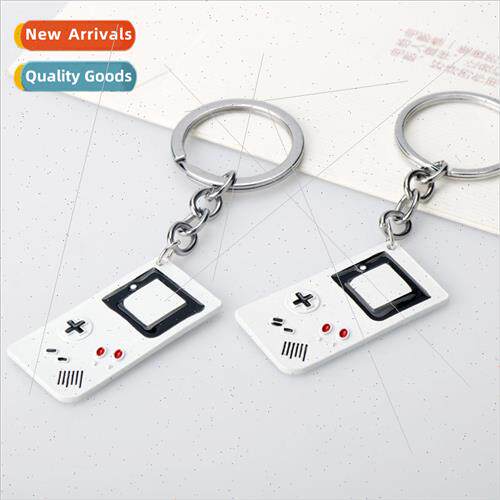 New  Alloy oil dripping game machine keychain Personalized m