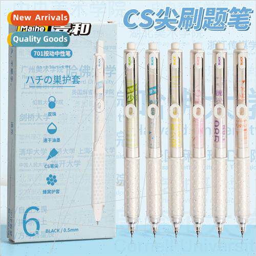 Push Action Brush Pen Neutral Pen CS Tip Dual Pearl Quick Dr