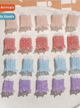 Dreamy sense of sweet color blocking trumpet flowers flowers