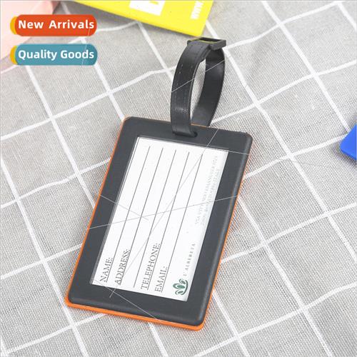 New cartoon pvc luggage tag luggage hanging creative card ho