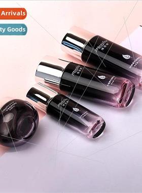 Oval thick-bottomed glass bottle can be sprayed color printi