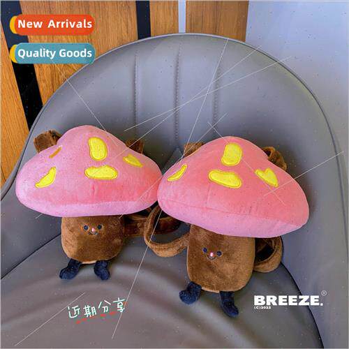 Korea cute plush mushroom crossbody bag 2022 new personality