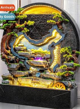 partition background water curtain wall water screen wind wa