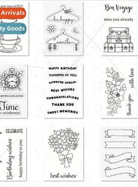Mini Stamps DIY Handbook Background Notebook Decorative Stam