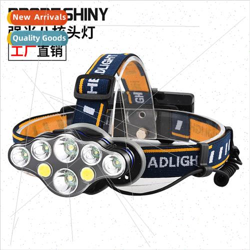LED headlamp 5/6/7/8 core high power head lamp super bright