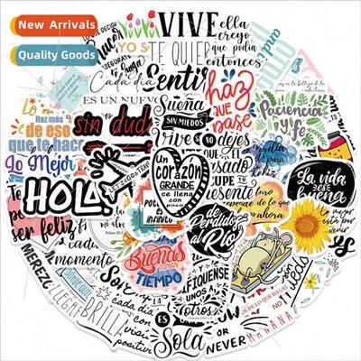 50 Spanish Inspirational Creative Stickers Cute Cell Phone S