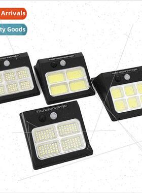 New 112LED solar lights human sensor outdoor wall light ligh