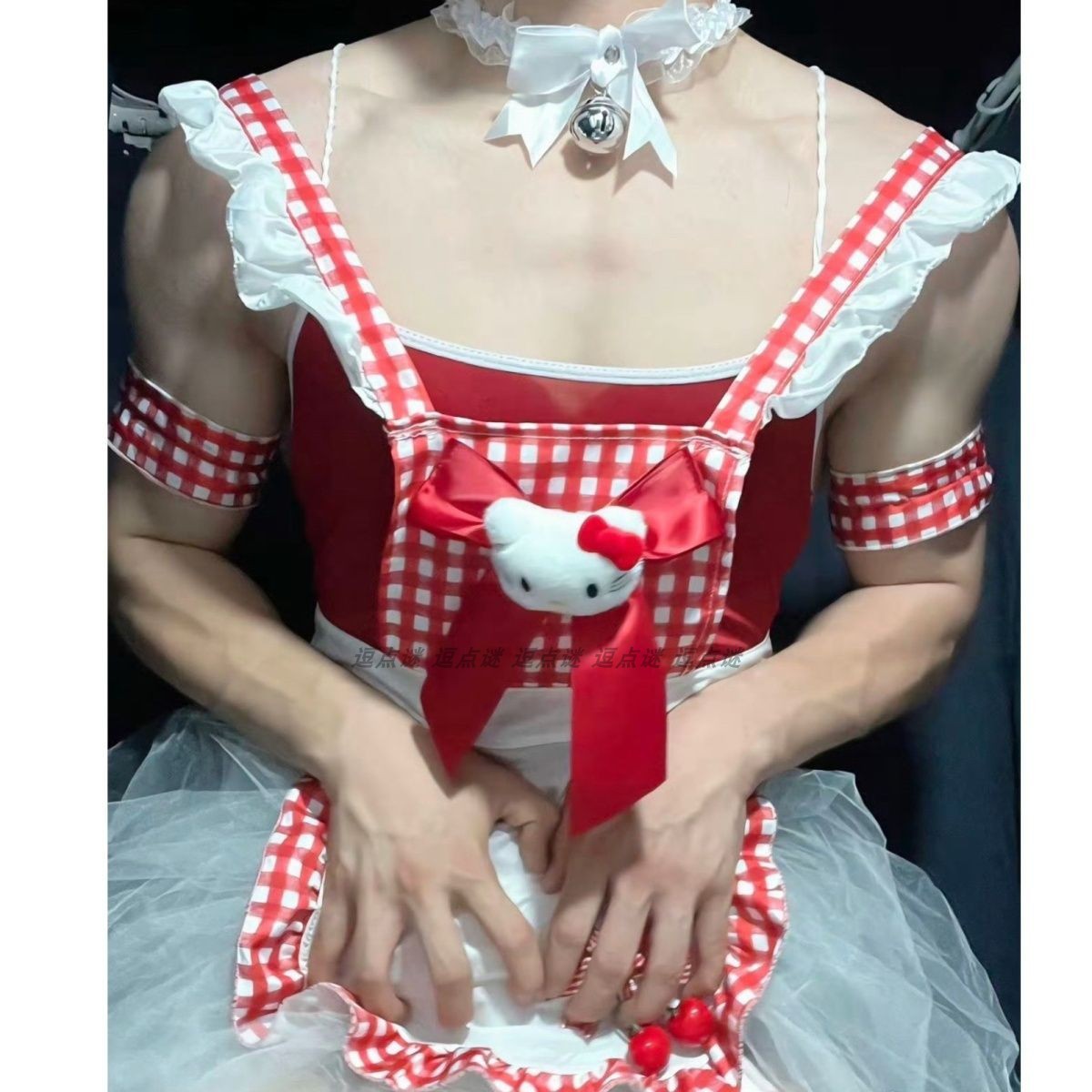 男生qq套装2026新款可爱猫咪男仆制服性感纯欲小熊qqny诱惑套装男