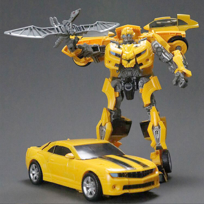 雪佛兰大黄蜂变形汽车跑车机器人