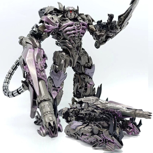 电影版变形机器人机甲可发光玩具震荡波手办男孩儿童金刚模型摆件