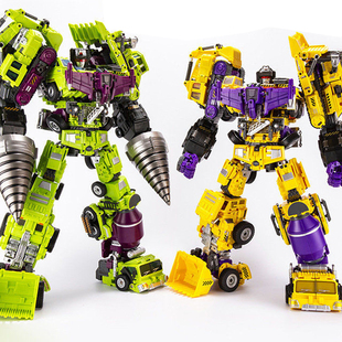 超大款金宝GT合体变形大力神冲云霄混天豹工程军事机器人模型金刚