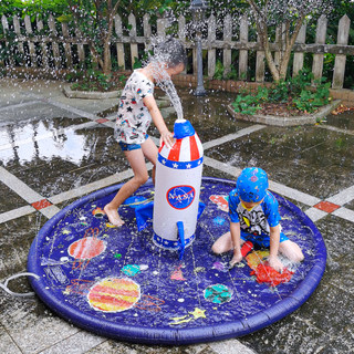 儿童户外玩水喷水池戏水玩具喷水垫夏季庭院幼儿园室外充气设备