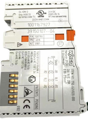 WAGO万可模块750-504750-402750-461750-637750-600|