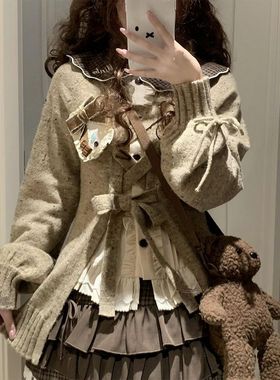 薄巧毛衣三件套巧克力新配色短裙春秋甜蜜梦境新款套装